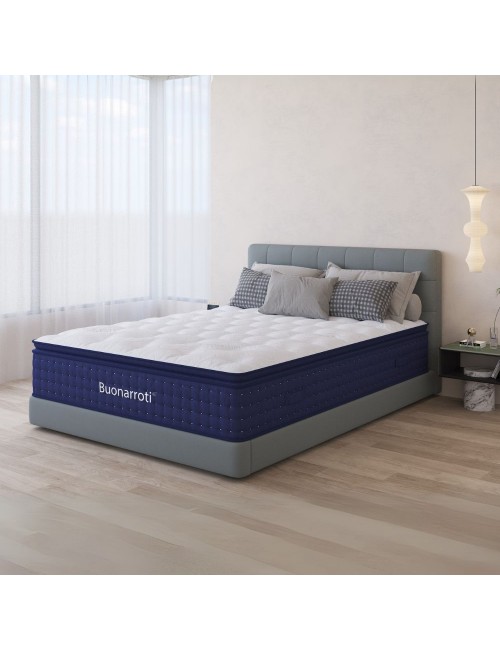 Materasso Matrimoniale molle insacchettate Atria 160x190x33H - Comfort estremo e supporto ergonomico