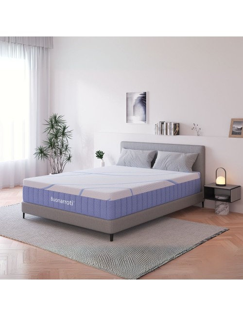 Materasso matrimoniale Pergamo a molle 5 zone con rivestimento Antiscivolo 160x190x30H