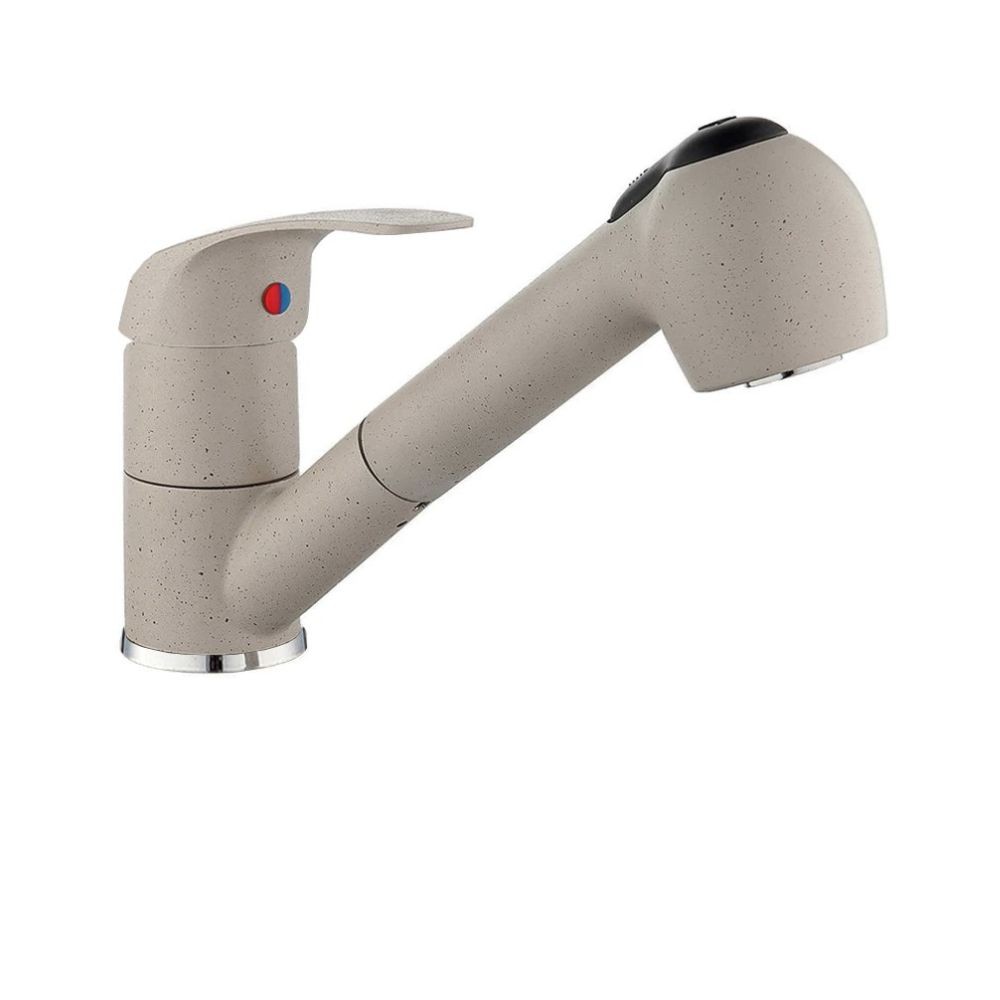 Miscelatore da cucina granito avena doccetta estraibile Paini Mixo 45Q568TCZ