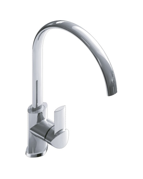 Miscelatore lavabo cucina cromo Lubecca