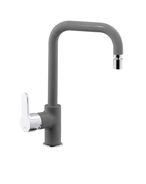 Miscelatore da cucina granito croma mat Lento