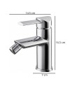 Miscelatore bidet cromo Lubecca