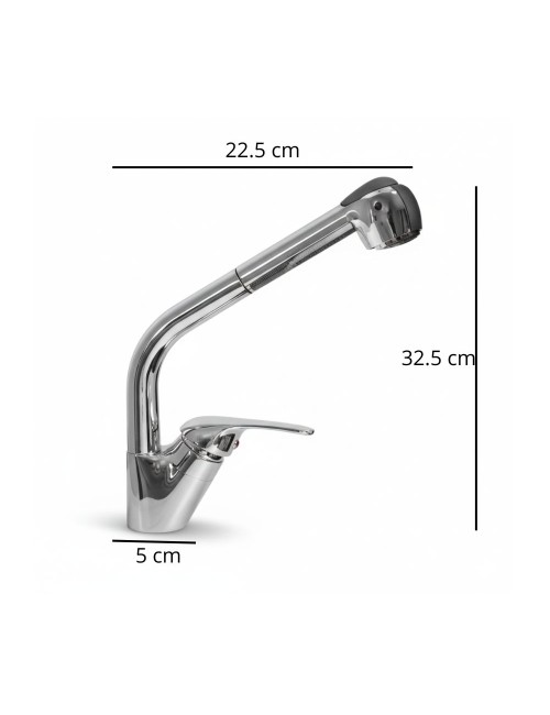 Miscelatore lavello cucina  Colorado finitura cromo