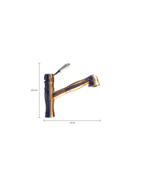 Miscelatore Cordoba Colore Ottone Antico e Ceramica Prezzo