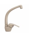Miscelatore lavello cucina Creta monocomando finitura granito alaska