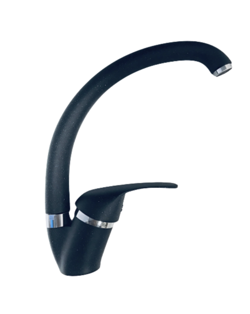 Miscelatore cucina granito nero V2
