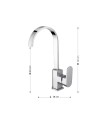 Miscelatore lavello cucina Samarcanda finitura cromo