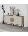 Madia 4 ante Gora180 colore noce e cashmere 180x35,6x82