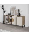 Madia 4 ante Gora180 colore noce e cashmere 180x35,6x82