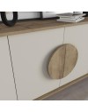 Madia 4 ante Gora180 colore noce e cashmere 180x35,6x82