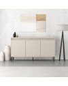 Madia Mott150 con tre ante cashmere e dettaglio decorativo 150x40x79.5H