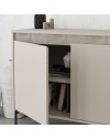 Madia Mott150 con tre ante cashmere e dettaglio decorativo 150x40x79.5H