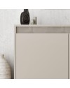 Madia Mott150 con tre ante cashmere e dettaglio decorativo 150x40x79.5H