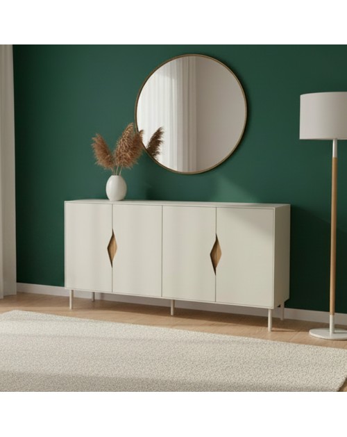 Madia Marquise Cashmere 4 Ante con Dettagli Rovere Deep Oud – Design Moderno