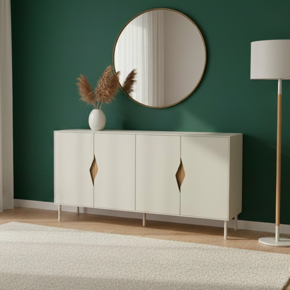 Madia Marquise Cashmere 4 Ante con Dettagli Rovere Deep Oud – Design Moderno