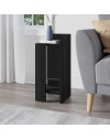 Tavolino comodino di design Elos 25x27x60h destro colore nero