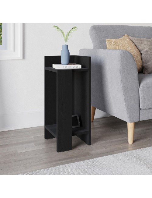 Tavolino comodino di design Elos 25x27x60h destro colore nero