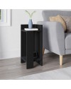 Tavolino comodino di design Elos 25x27x60h destro colore nero
