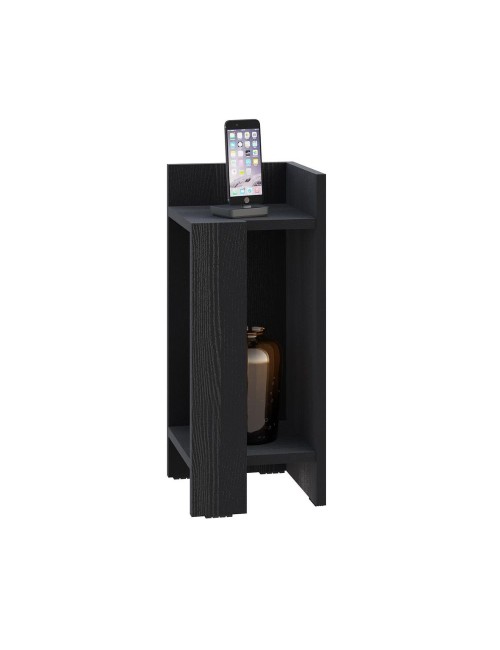 Tavolino comodino di design Elos 25x27x60h destro colore nero