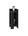 Tavolino comodino di design Elos 25x27x60h destro colore nero