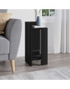 Tavolino comodino di design Elos 25x27x60h sinistro colore nero