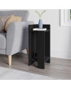 Tavolino comodino di design Elos 25x27x60h sinistro colore nero