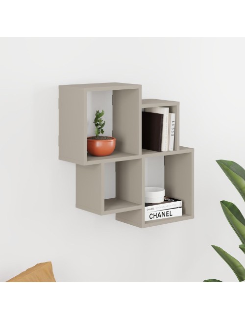 Mensola Oyo con 4 scomparti – Funzionalità e design in finitura cashmere