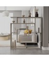 Libreria cashmere con 9 ripiani Labirent 125x22x129