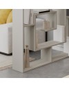 Libreria cashmere con 9 ripiani Labirent 125x22x129