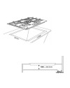 Piano cottura 5 fuochi gas Samet Apollo90 ghisa in acciaio inox