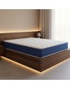Materasso matrimoniale 160x190x25H in schiuma poliuretanica e memory Palladio blu