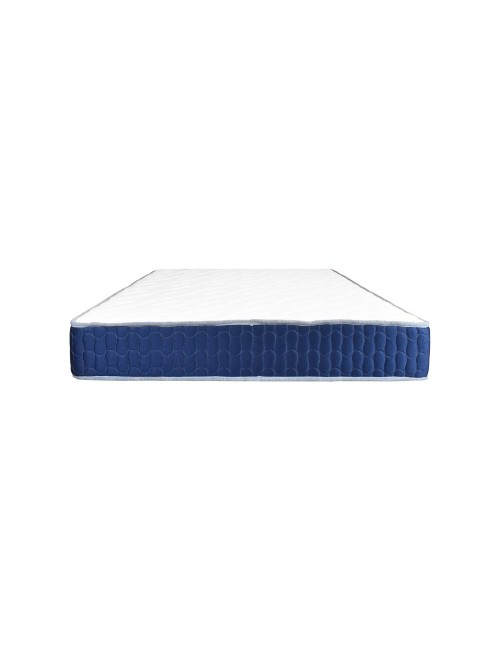Materasso matrimoniale 160x190x25H in schiuma poliuretanica e memory Palladio blu