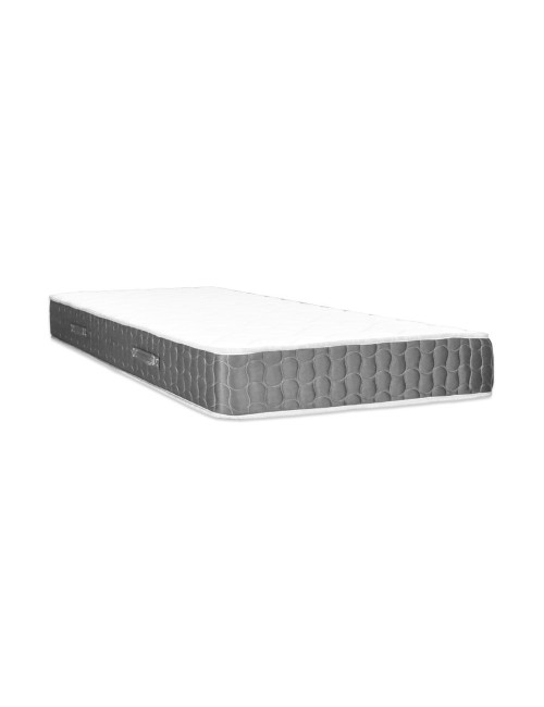 Materasso una piazza e mezza 120x190x25H in schiuma poliuretanica e memory Palladio grigio