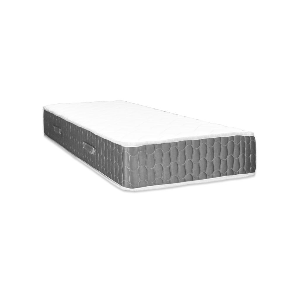 Materasso singolo 80x190x25H in schiuma poliuretanica e memory Palladio grigio
