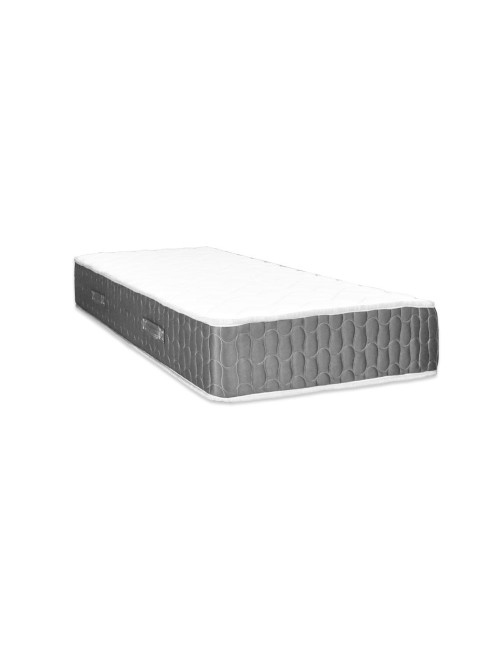 Materasso singolo 80x190x25H in schiuma poliuretanica e memory Palladio grigio