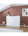 Letto matrimoniale pieghevole a scomparsa salvaspazio Capsule bianco 164x52x120H