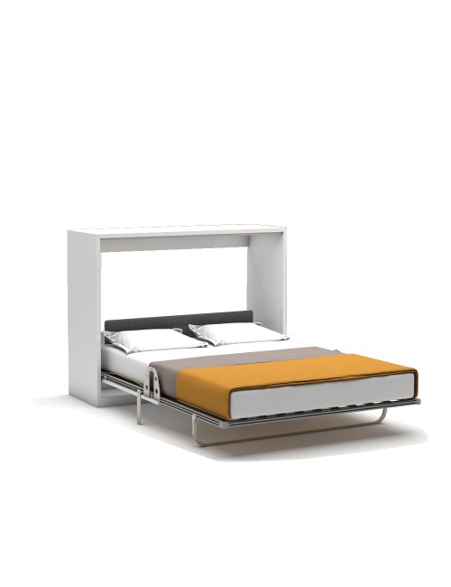 Letto matrimoniale pieghevole a scomparsa salvaspazio Capsule bianco 164x52x120H