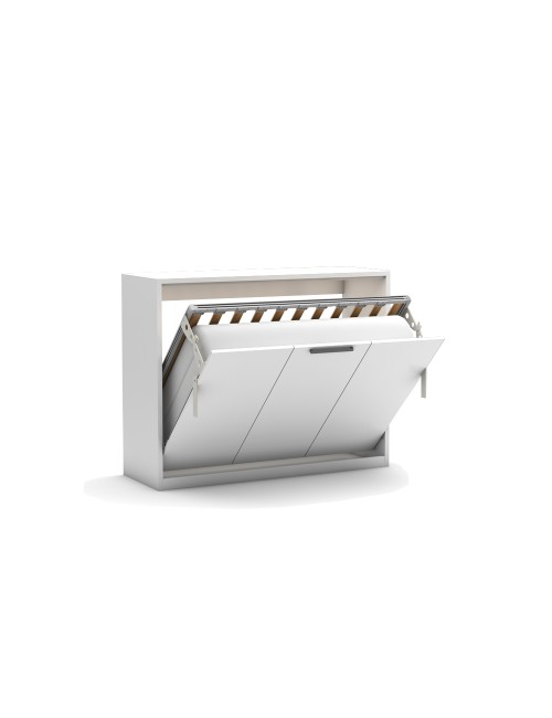 Letto matrimoniale pieghevole a scomparsa salvaspazio Capsule bianco 164x52x120H