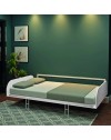Letto matrimoniale a scomparsa salvaspazio Simple bianco 214x38x148H