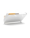 Letto matrimoniale a scomparsa salvaspazio Simple bianco 214x38x148H