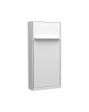 Letto singolo a scomparsa salvaspazio Happy bianco 104x38x221H