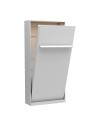 Letto singolo a scomparsa salvaspazio Happy bianco 104x38x221H