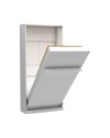 Letto singolo a scomparsa salvaspazio Happy bianco 104x38x221H