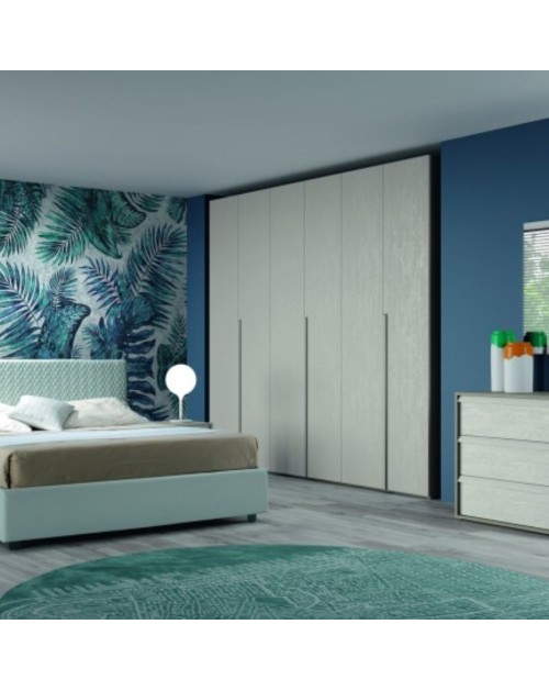 Armadio 6 ante battenti olmo ossido Coco 276x60,3x250h