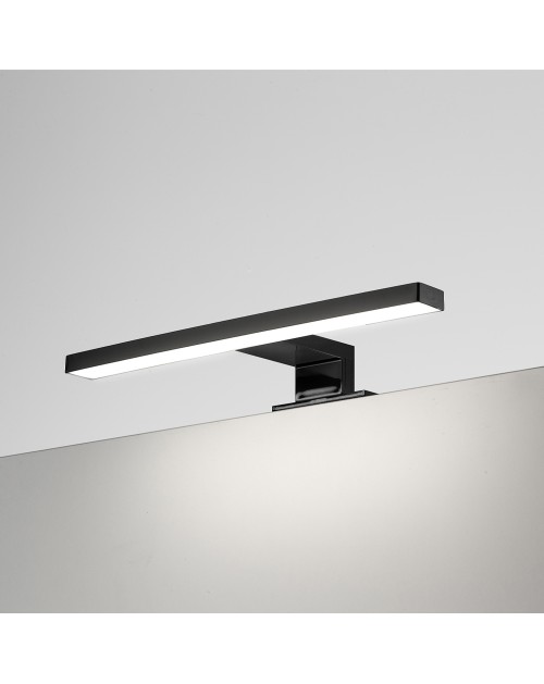 Lampada LED per bagno Kyra 300 mm colore nero