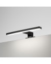 Lampada LED per bagno Kyra 300 mm colore nero