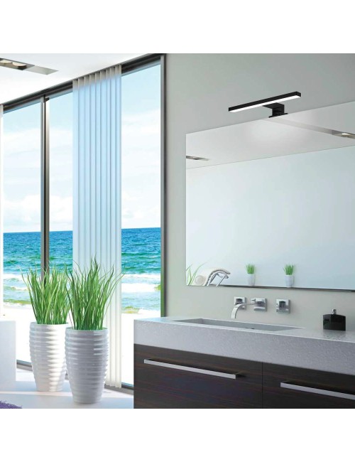 Lampada LED per Bagno Kyra 300 mm Colore Nero Prezzo