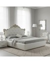 Letto matrimoniale con contenitore Savoia colore bianco