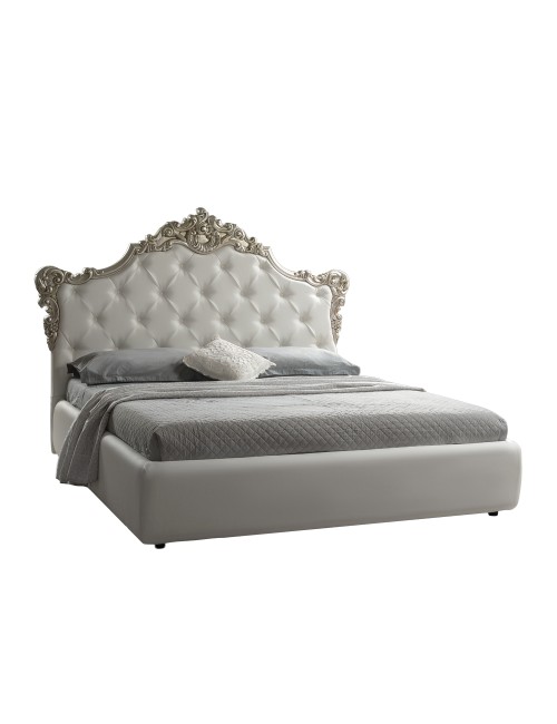 Letto Matrimoniale con Contenitore Savoia Colore Bianco Prezzo