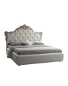 Letto matrimoniale con contenitore Savoia colore bianco
